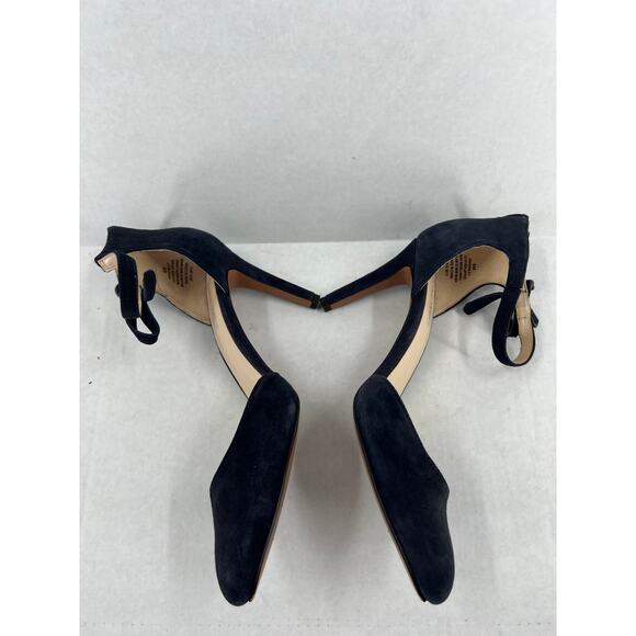 Nine West Black 
 Suede D'orsay Heels - Picture 2 of 6